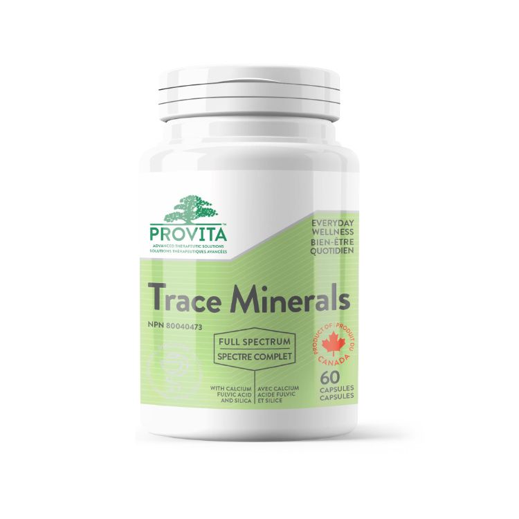 Provita, Trace Minerals, 60 Capsules