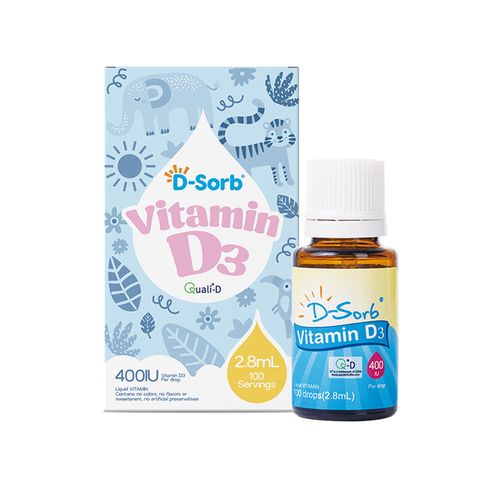 D-Sorb, Vitamin D3 Drops 400IU, 100 Servings