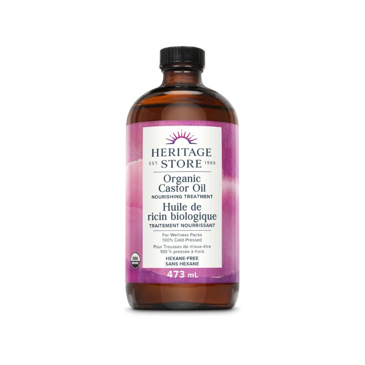 Heritage Store, Organic Castor Oil, 473ml