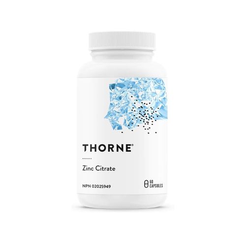 Thorne, Zinc Citrate, 60 Capsules