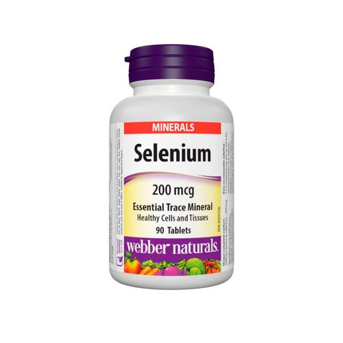 Webber Naturals, Selenium, 200 mcg, 90 Tablets