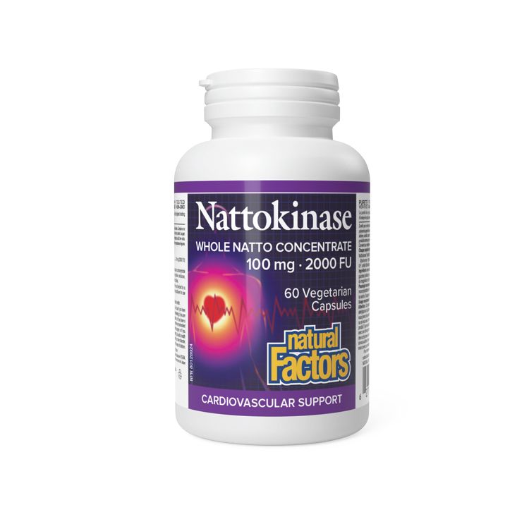 Natural Factors, Nattokinase, 2000FU/100mg, 60 VCaps