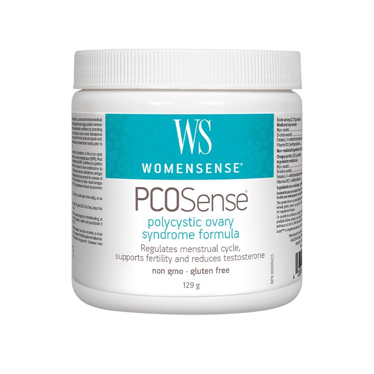 加拿大WomenSense复合肌醇粉 1个月量 改善多囊卵巢综合症PCOS 调节月经周期 调节高雄