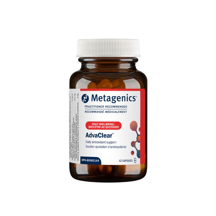 美国Metagenics AdvaClear肝脏解毒胶囊 42粒便携装 支持I阶段II阶段排毒 重金属/尿酸/酮酸排除