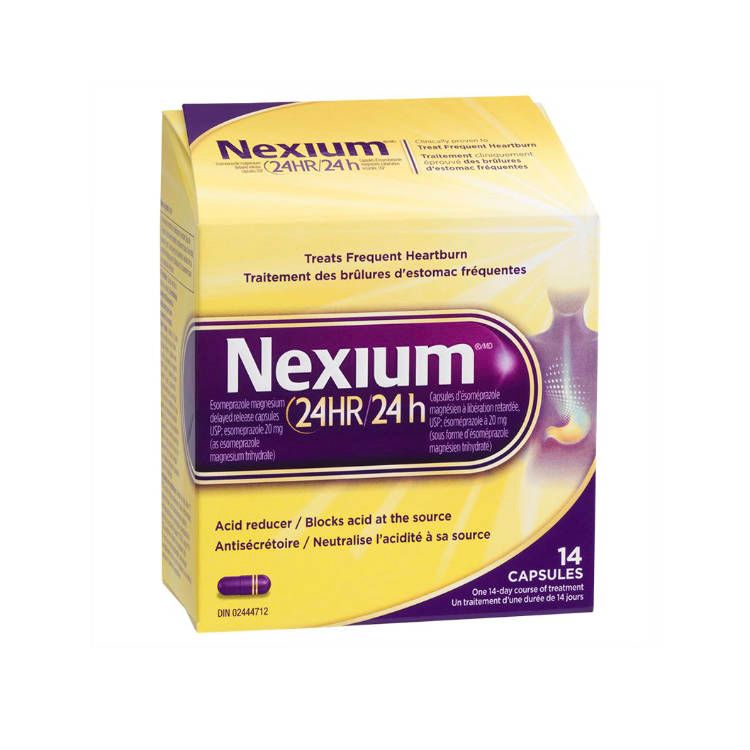 美国Nexium耐信胃药 14粒 治疗胃酸反流 缓解“烧心”反酸胃灼热 美国销量第一 不含致癌物NDMA