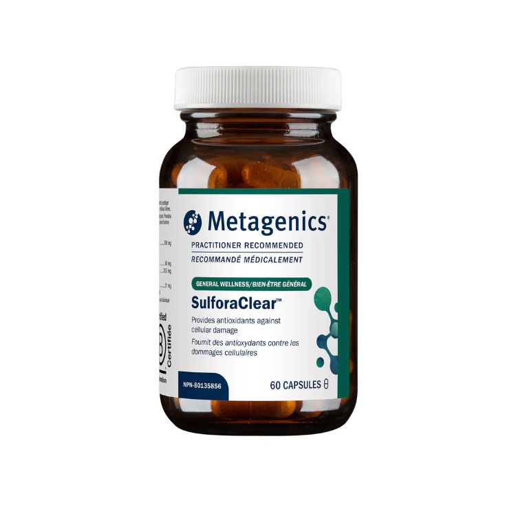 Metagenics, SulforaClear™, 60 Capsules
