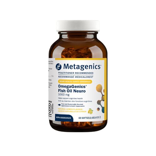 Metagenics, OmegaGenics Neuro 1000, 60 Softgels