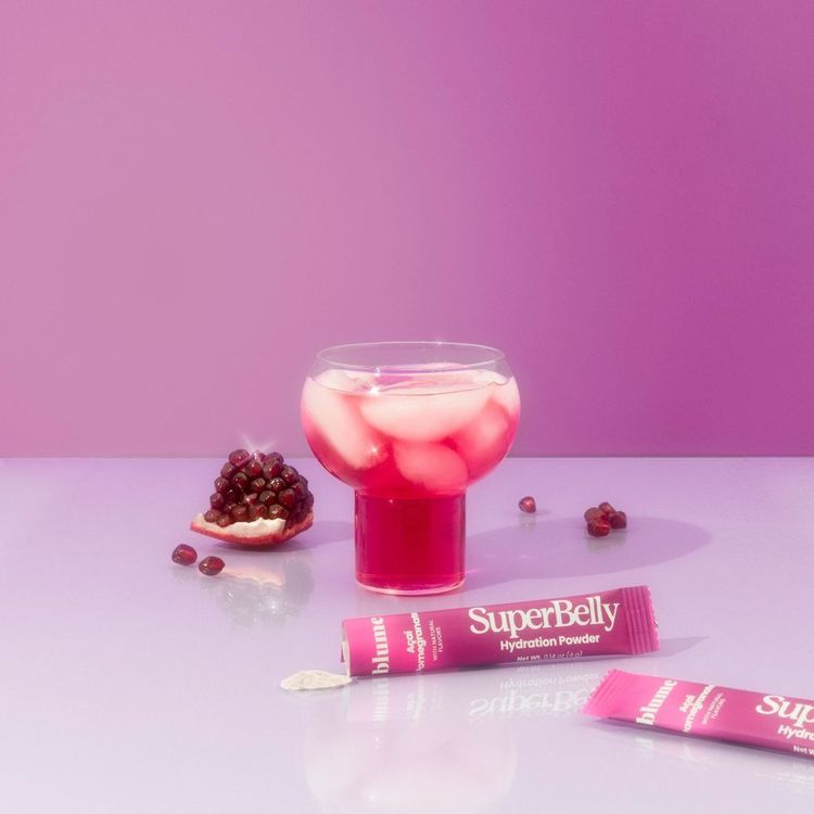 blume, SuperBelly, Gut Building Hydration Powder, Acai Pomegranate, 15 Packets