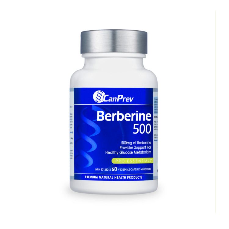 CanPrev, Berberine, 500mg, 60 VCaps