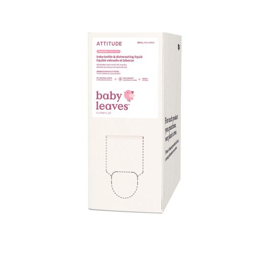 Attitude, Dishwashing Liquid, Baby Bottle, Fragrance-free, 2L