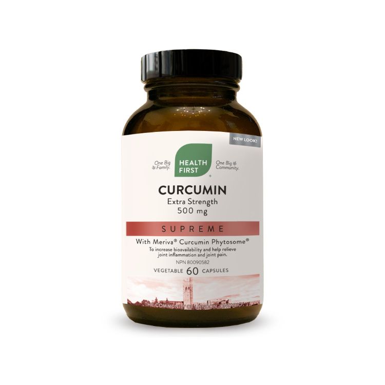 Health First, Curcumin Supreme Extra Strength, with Meriva® Curcumin Phytosome®, 500mg, 60 Vcaps