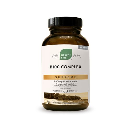 Health First, B100 Complex Supreme, with Maca, 60 VCaps