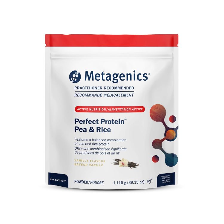 Metagenics, Perfect Protein, Pea & Rice, Vanilla 1110g