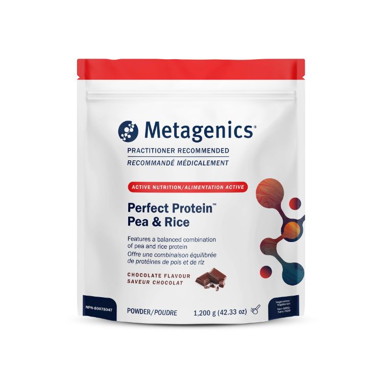 Metagenics, Perfect Protein, Pea & Rice, Chocolate 1200g