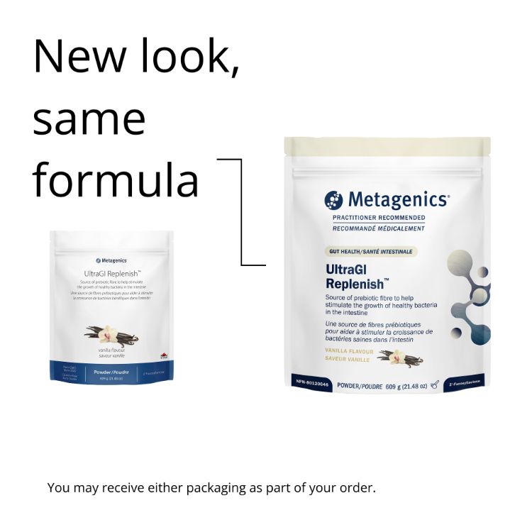 Metagenics, UltraGI Replenish, Vanilla, 609g