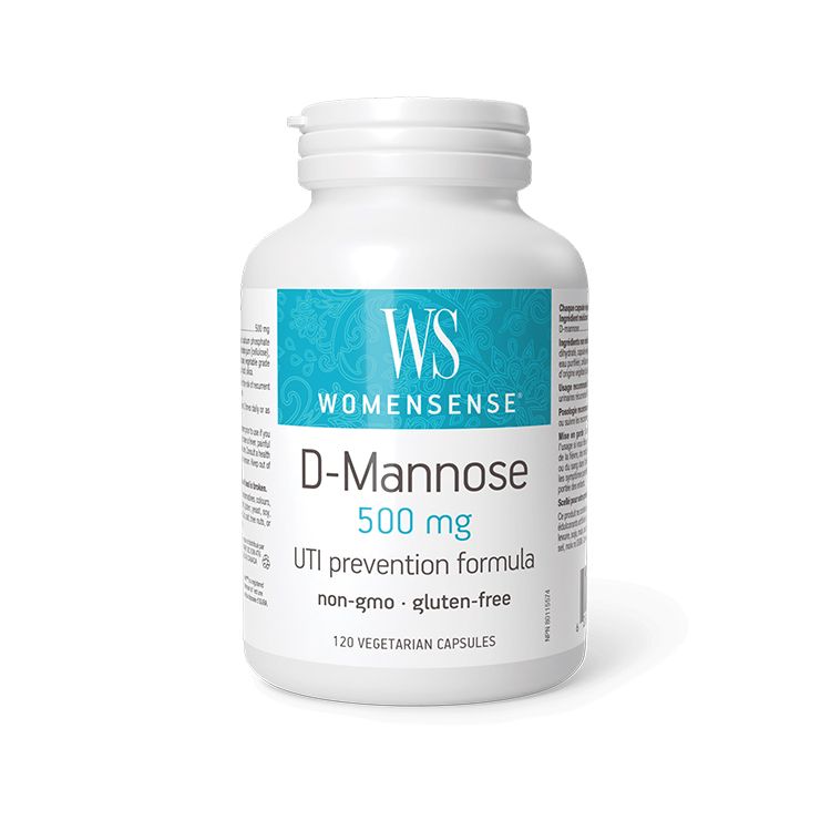 WomenSense, D-Mannose 500mg, 120 Vegetarian Capsules