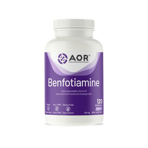 AOR, Benfotiamine, 120 Capsules