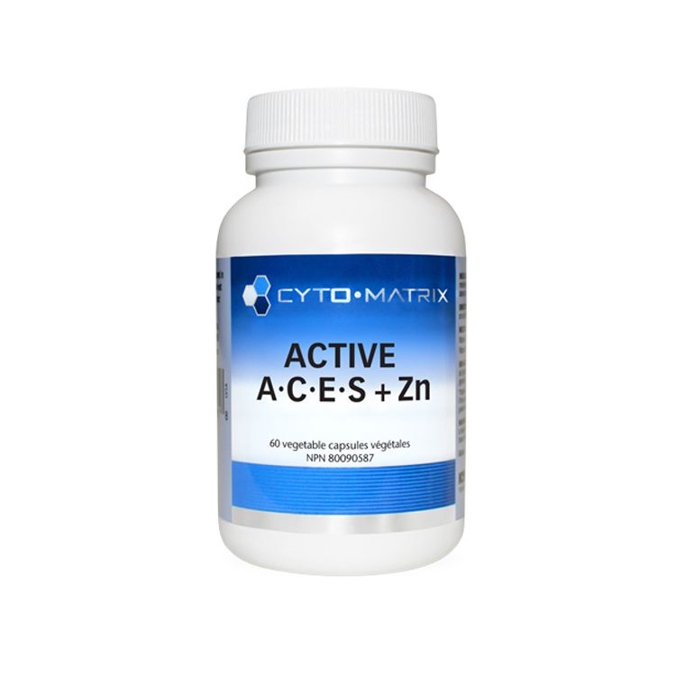 Cyto-Matrix, Active ACES+Zn, 60 Vegetable Capsules