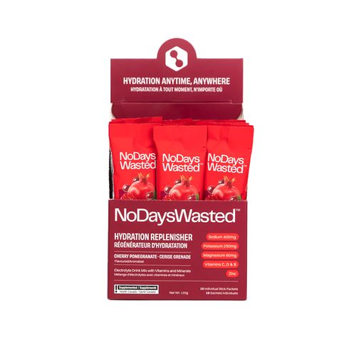 No Days Wasted, Hydration Replenisher, Cherry Pomegranate, 10 Pack