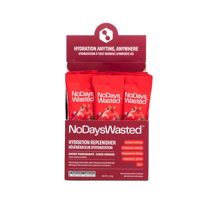 No Days Wasted, Hydration Replenisher, Cherry Pomegranate, 10 Pack