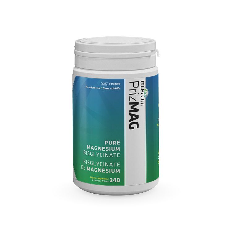 加拿大ITL Health PrizMAG甘氨酸镁胶囊 240粒 100%纯双甘氨酸镁 曾获最佳助眠产品奖
