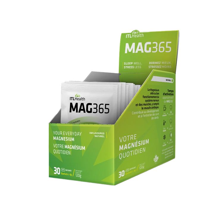 ITL Health, MAG365, Unflavoured, 4g x 30 Sachets