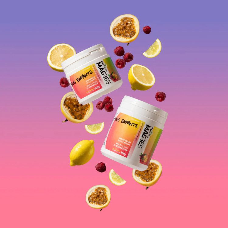 加拿大ITL Health MAG365 离子柠檬酸儿童镁强化粉 水果款/300g 获奖旗舰系列 钙镁锌D3 额外添加多种维生素
