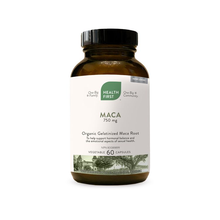 Health First, Maca 750mg, 60 Vegetable Capsule