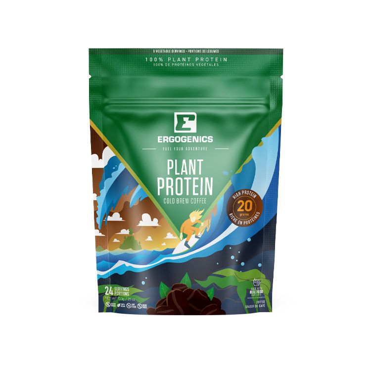 Ergogenics Nutrition, Plant Protein, Cold Brew Coffee, 720g