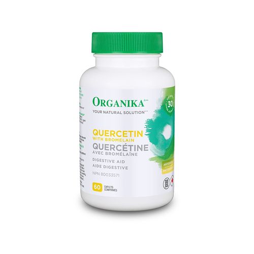 Organika, Quercetin With Bromelain, 500mg, 60 Caplets