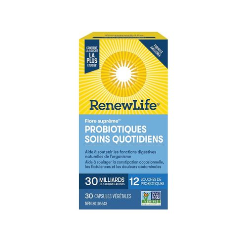 Renew Life, Ultimate Flora, Daily Care, 30 Billion Active Cultures, 30 Vegetarian Capsules
