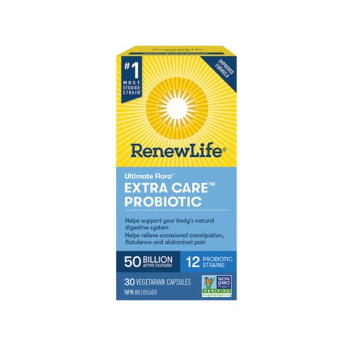 Renew Life, Ultimate Flora, Extra Care, 50 Billion Active Cultures, 30 Vegetarian Capsules