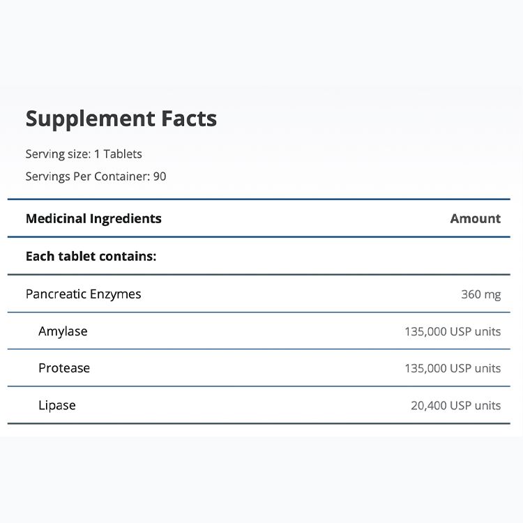 美国Metagenics SpectraZyme胰酶消化酶 90粒/加强版 补充体内缺乏消化酶 促进营养素吸收