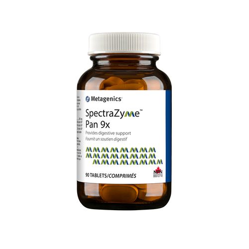 Metagenics, SpectraZyme Pan 9X, 90 Tablets