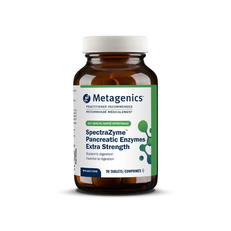美国Metagenics SpectraZyme胰酶消化酶 90粒/常规版 补充体内缺乏消化酶 促进营养素吸收
