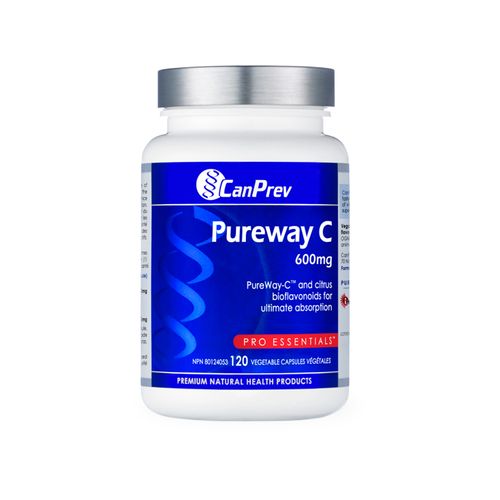 加拿大Canprev Pureway-C专利维生素C胶囊 600mg/120粒 更易吸收  细胞留存率提高233%