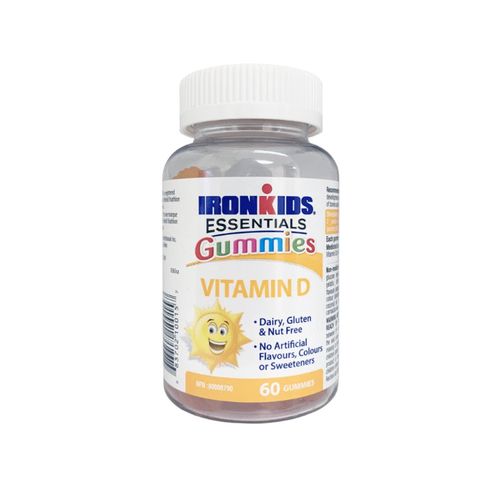 Ironkids, Essentials Gummies, Vitamin D, 60 Gummies