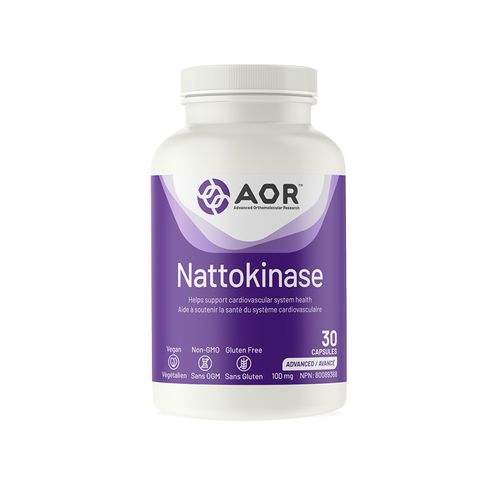 AOR, Nattokinase, 30 Capsules