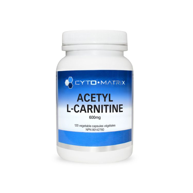 加拿大Cyto-Matrix乙酰左旋肉碱胶囊 600毫克/120粒 改善认知障碍 恢复神经损伤 提升精子活力 - Cyto-Matrix | 加拿大生活加