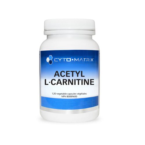 加拿大Cyto-Matrix乙酰左旋肉碱胶囊 500毫克/120粒 改善认知障碍 恢复神经损伤 提升精子活力
