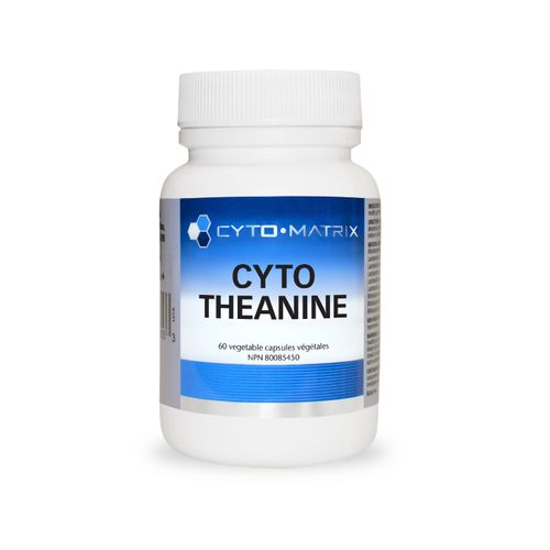 加拿大Cyto-Matrix茶氨酸胶囊 250毫克/60粒 改善压力反应 减轻焦虑 促进睡眠