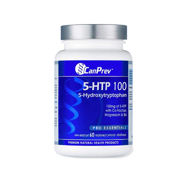加拿大CanPrev 5-HTP / 维生素B6 / 镁复合胶囊 舒缓神经 改善睡眠 减轻压力和焦虑