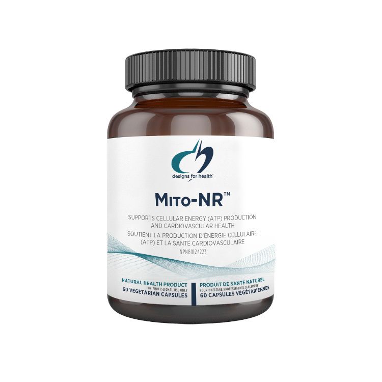 美国Designs for Health健康设计 辅酶Q10+NR胶囊 60粒 含Niagen®专利型NR 支持心肌细胞修复 加强线粒体功能
