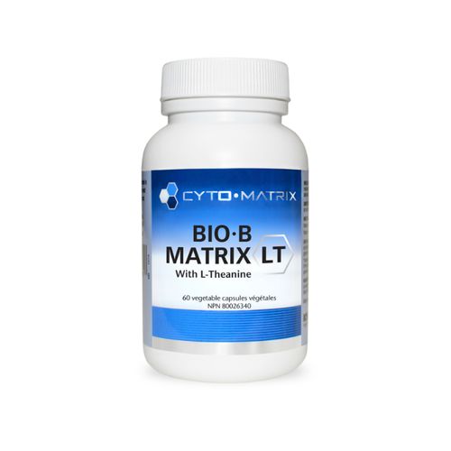 加拿大Cyto-Matrix活性B族维生素胶囊 60粒 添加茶氨酸螺旋藻 改善情绪 缓解压力 预防认知退化