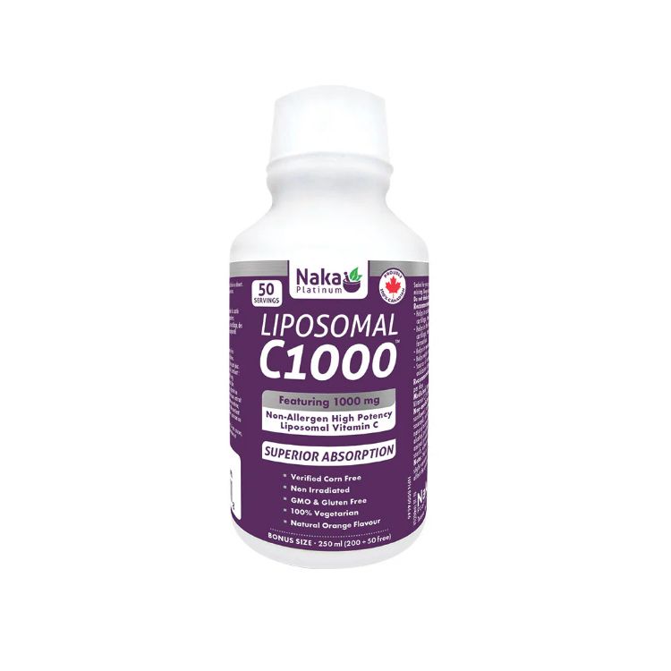 Naka Platinum, Liposomal C1000, 1000mg, 250ml