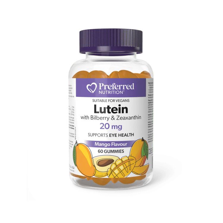 Preferred Nutrition, Lutein with Bilberry & Zeaxanthin, 60 Gummies