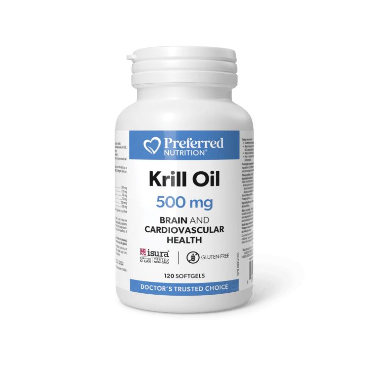 Preferred Nutrition, Krill Oil, 500mg, 120 Softgels