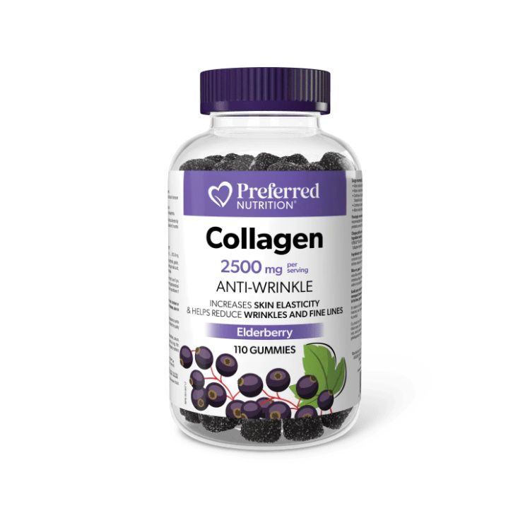 Preferred Nutrition, Collagen, 2500mg, 110 Gummies