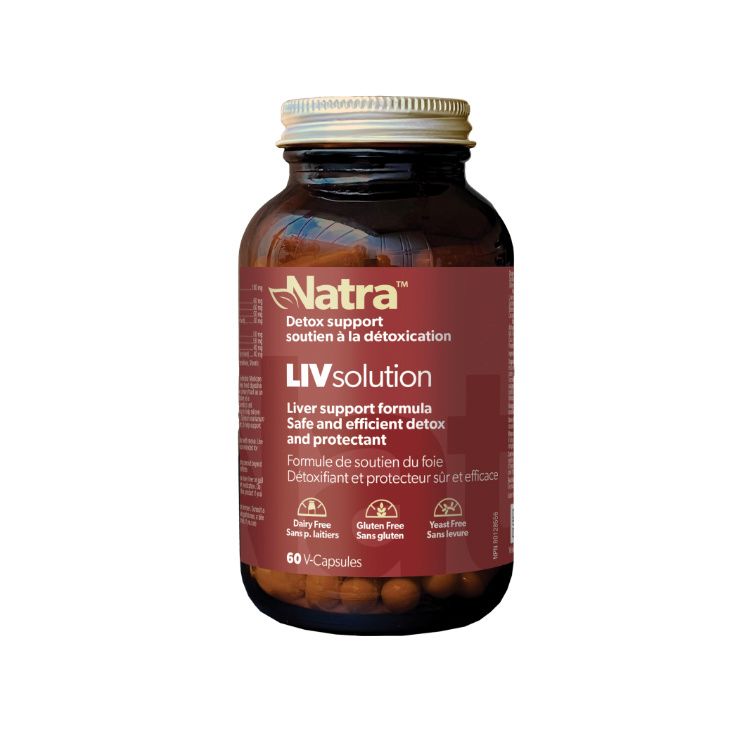 Natra, LIVsolution, Liver Support Formula, 60 Vcaps