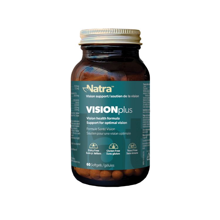 Natra, VISIONplus, Vision Health Formula, 60 Softgels